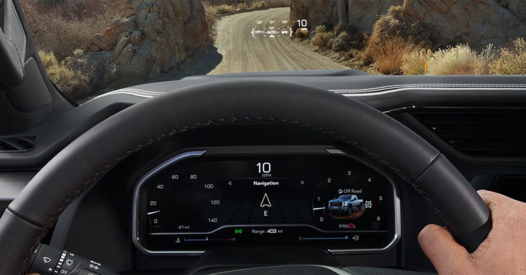 GMC Vehicle steering wheel