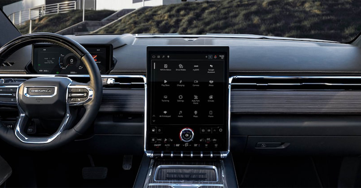 2025 GMC Sierra EV Denali interior dashboard
