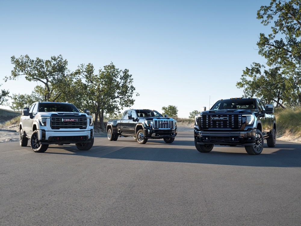 2026 GMC Sierra HD 3-Vehicle Family/Pack Shot