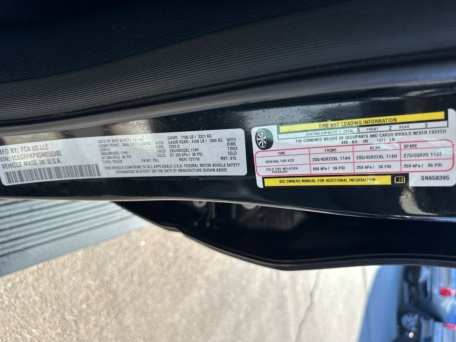 2025 RAM 1500 Tungsten