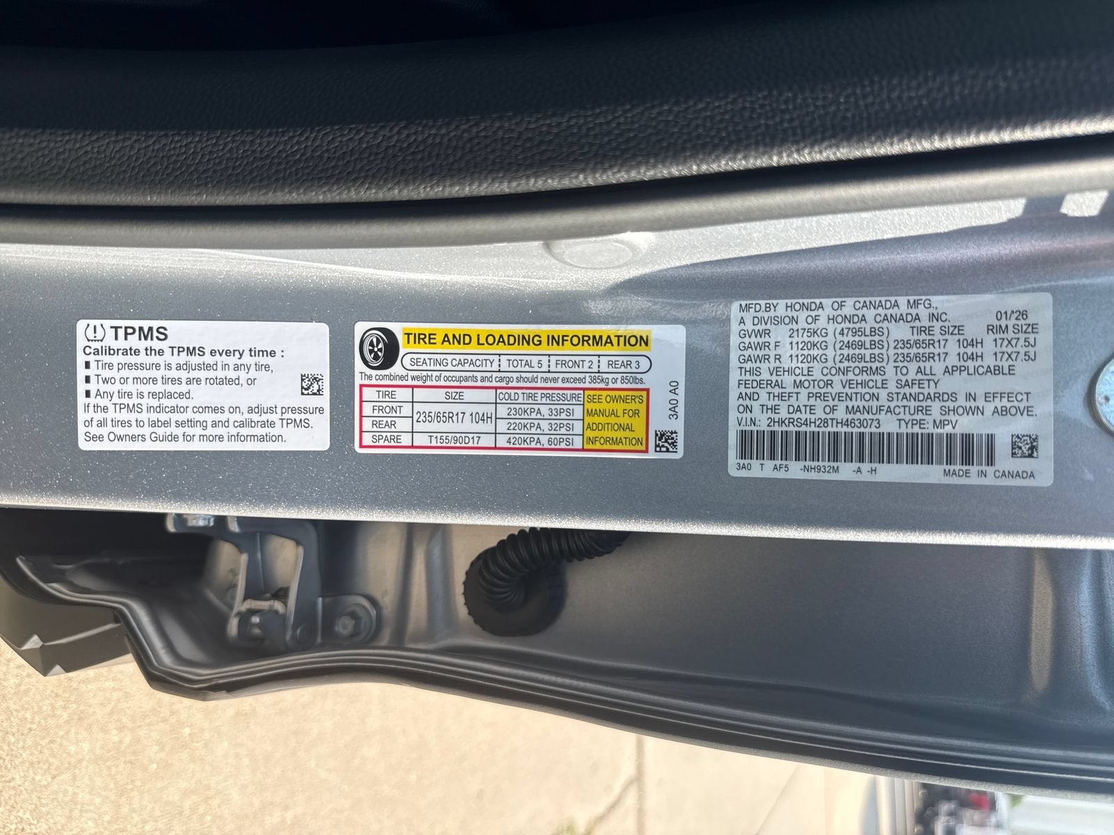 2026 Honda CR-V LX