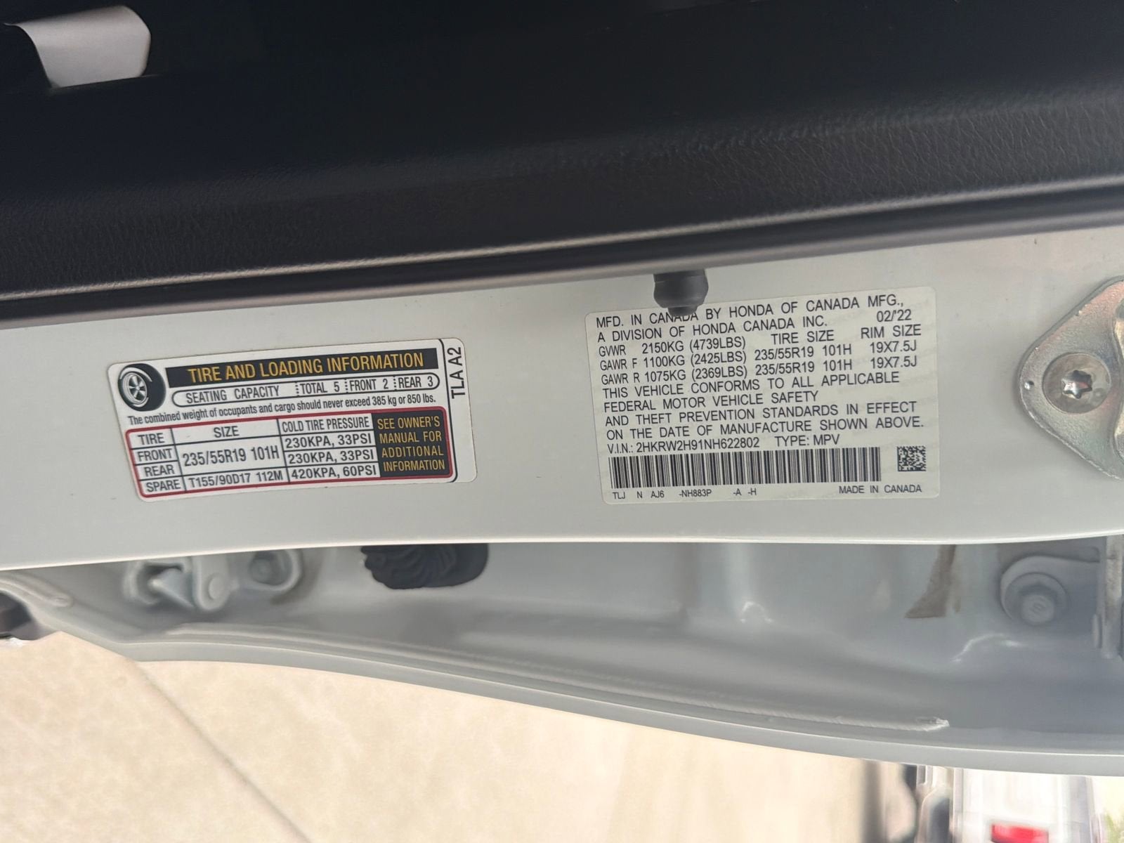 2022 Honda CR-V Touring