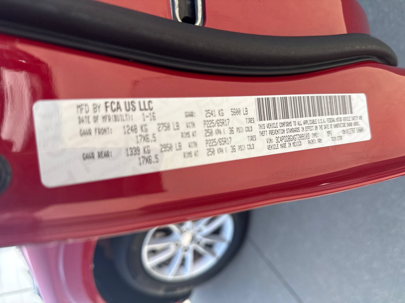2016 Dodge Journey SXT