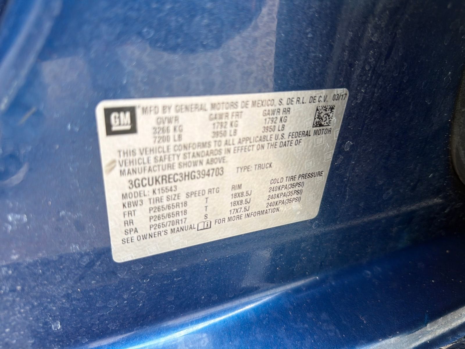 2017 Chevrolet Silverado 1500 LT