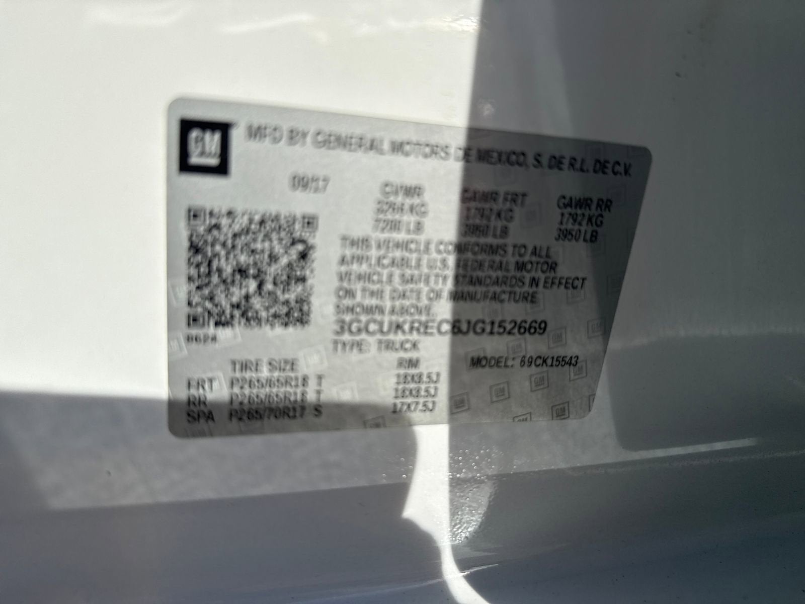 2018 Chevrolet Silverado 1500 LT