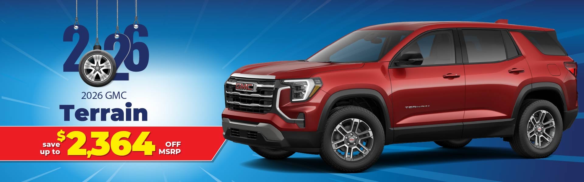 2026 GMC Terrain - up to $2364 off MSRP