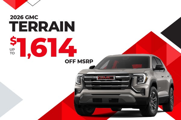 2026 GMC Terrain - up to $1614 off MSRP