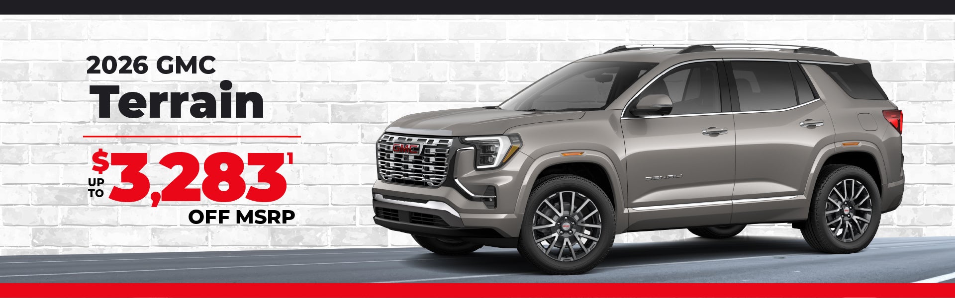 2026 GMC Terrain - up to $3283 off MSRP