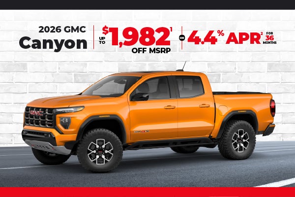 2026 GMC Canyon - save up to $1982