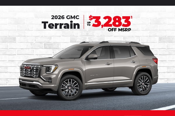 2026 GMC Terrain - up to $3283 off MSRP