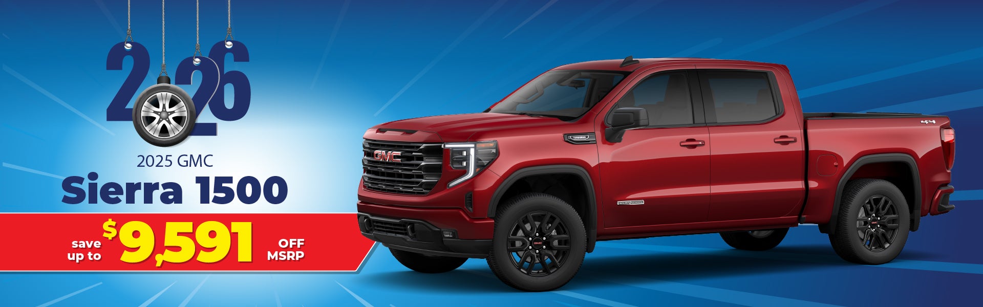 2025 GMC Sierra 1500 - save up to $9,591 or 0% APR