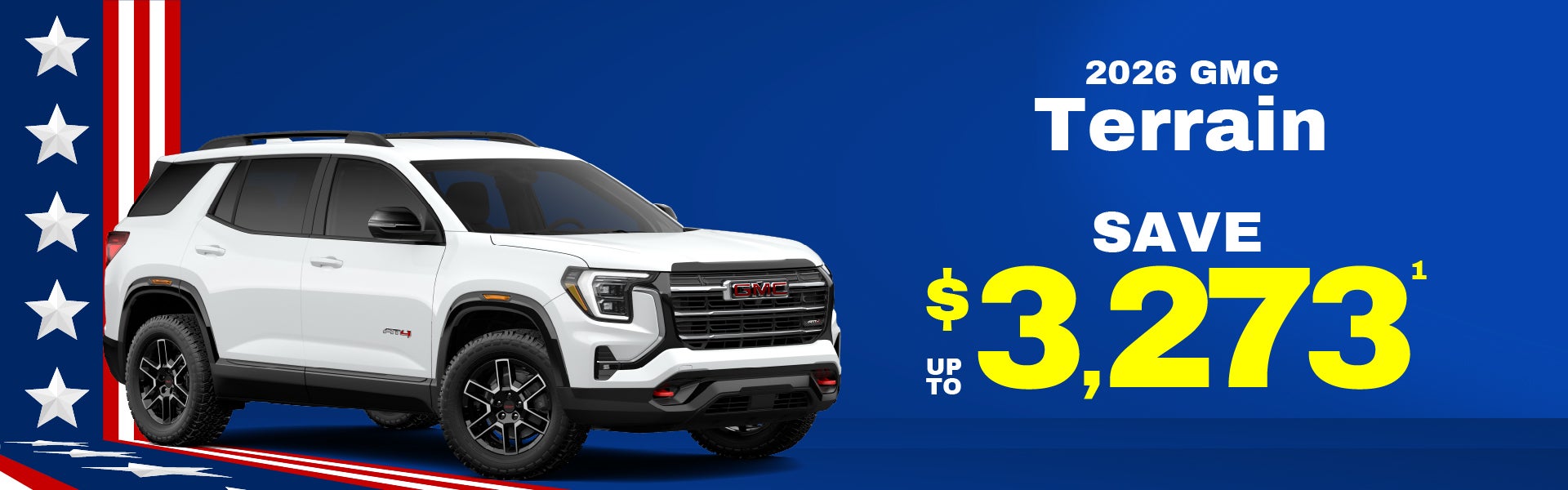 2026 GMC Terrain - up to $3273 off MSRP