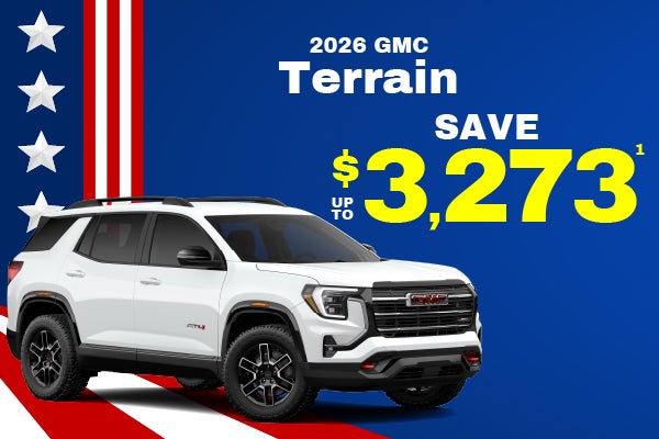 2026 GMC Terrain - up to $3273 off MSRP