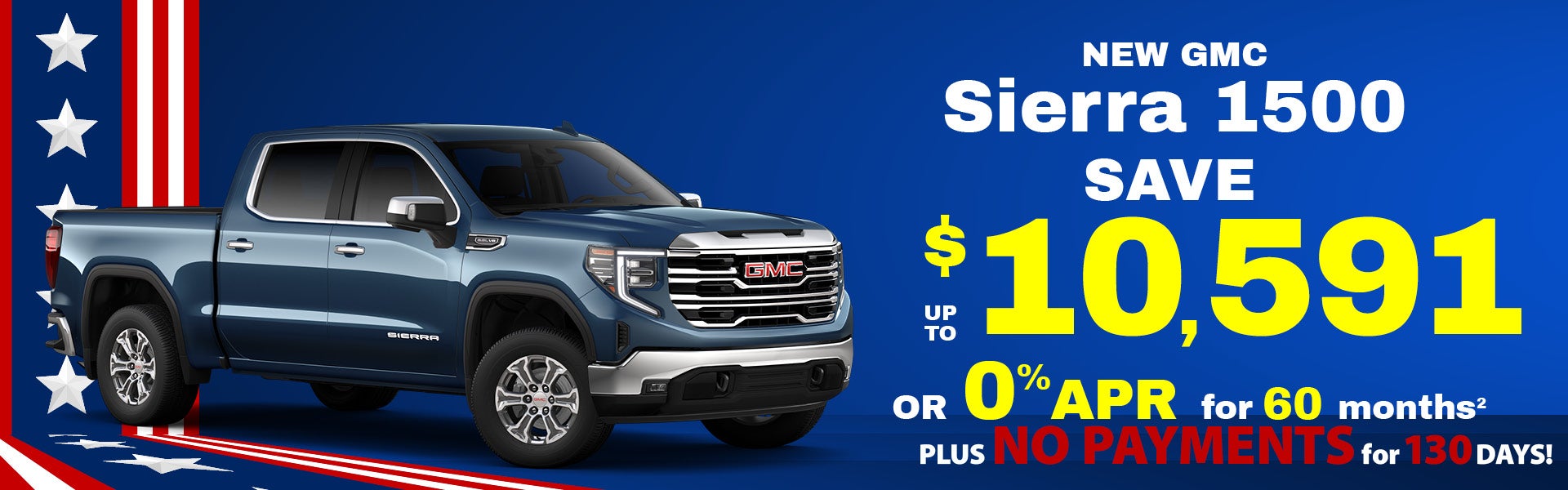 NEW GMC Sierra 1500 - save up to $10,591 or 0% APR
