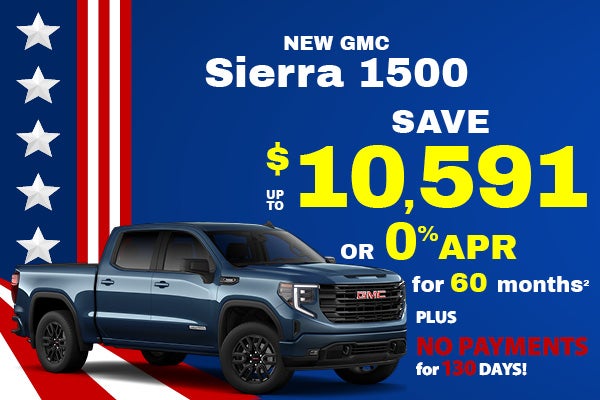 2025 GMC Sierra 1500 - save up to $10,591 or 0% APR