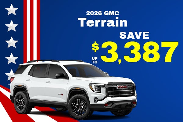 2026 GMC Terrain - up to $3387 off MSRP