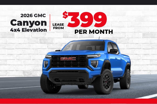 2026 GMC Canyon 4x4 | Lease from $399/month