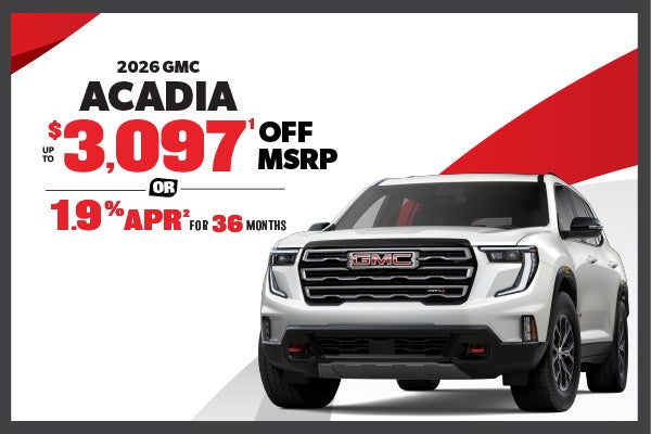 2026 GMC Acadia