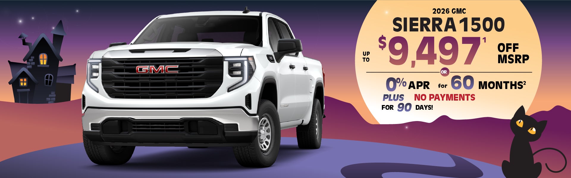 2026 GMC Sierra 1500 - save up to $9497 or 0% APR