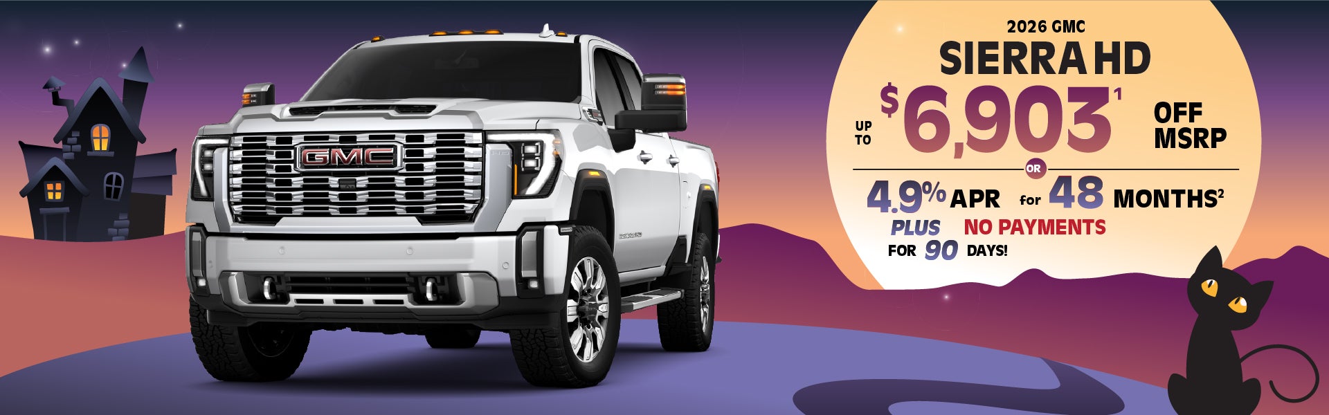 2026 GMC Sierra HD - up to $6903 off MSRP or 4.9% APR